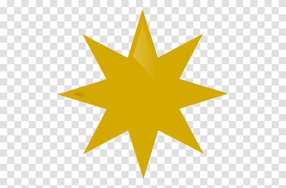 Large Gold Star Clipart 8 Pointed Star Clipart, Cross, Nature, Outdoors Transparent Png