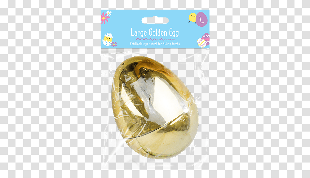 Large Golden Refillable Easter Egg Easter Foam Carrot, Crystal, Mineral, Plant, Outdoors Transparent Png