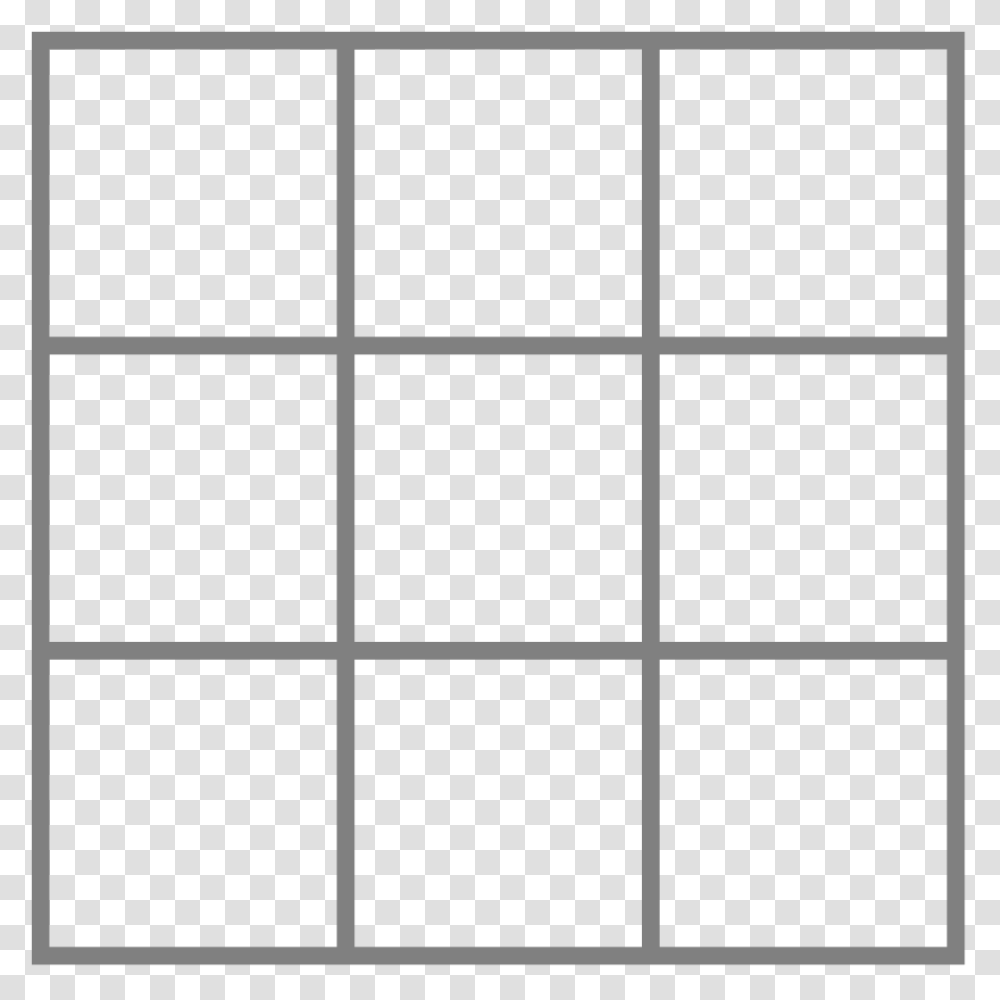 Large Grid, Picture Window, Grille, Silhouette Transparent Png