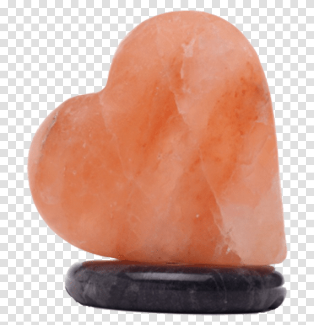 Large Heart Shape Hand Crafted Himalayan Salt Crystal Crystal, Mineral, Quartz, Egg, Food Transparent Png