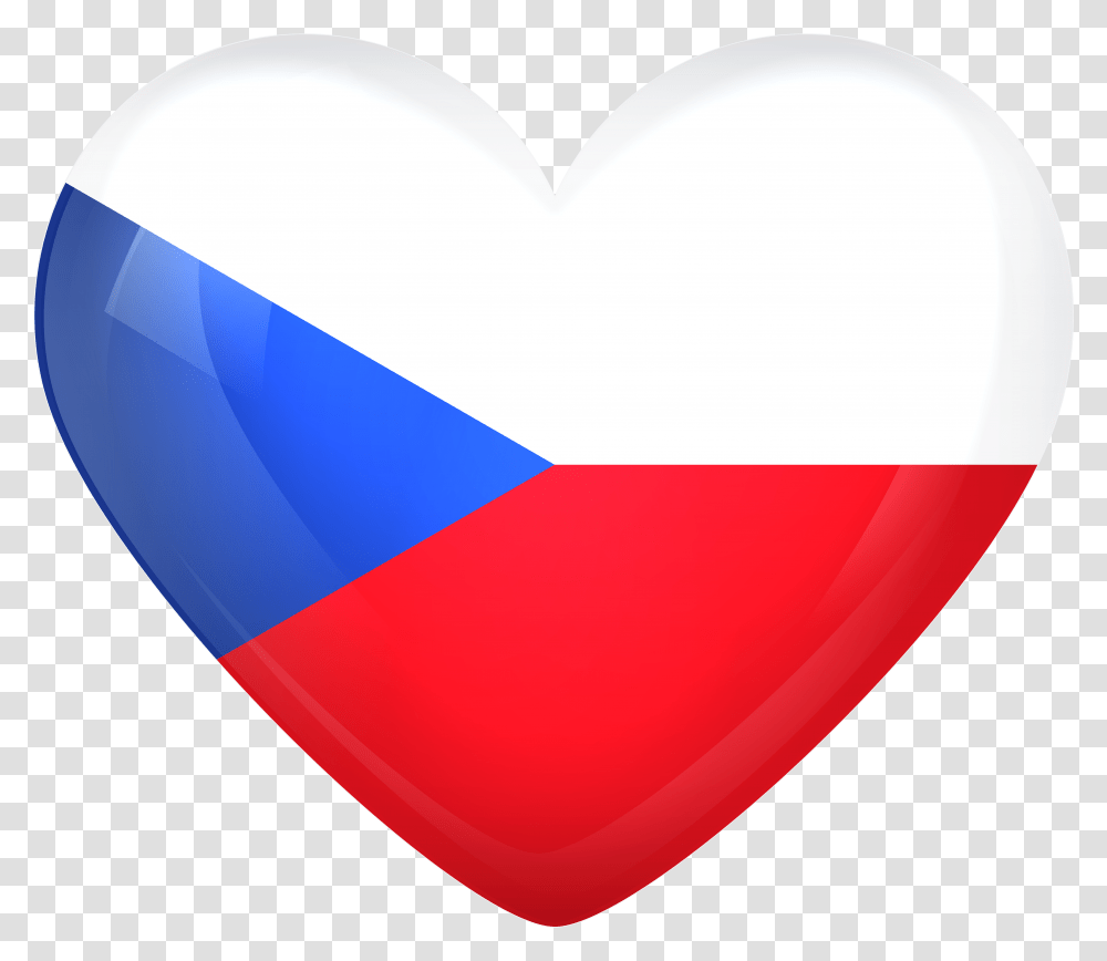 Large Images Of Happy New Year 2020 Beach Czech Republic Flag Heart, Balloon Transparent Png