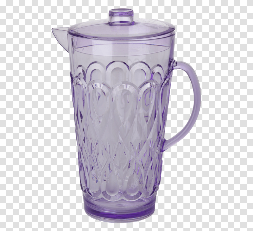 Large Lavender Swirly Embossed Acrylic Jug With Lid Rice Ceramic Squash Jug, Glass, Water Jug, Cup Transparent Png