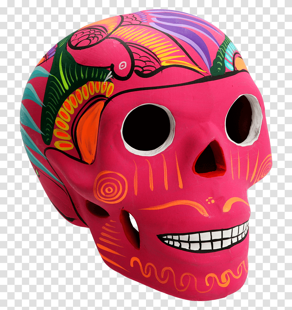 Large Mexican Skull Smile, Clothing, Apparel, Helmet, Crash Helmet Transparent Png