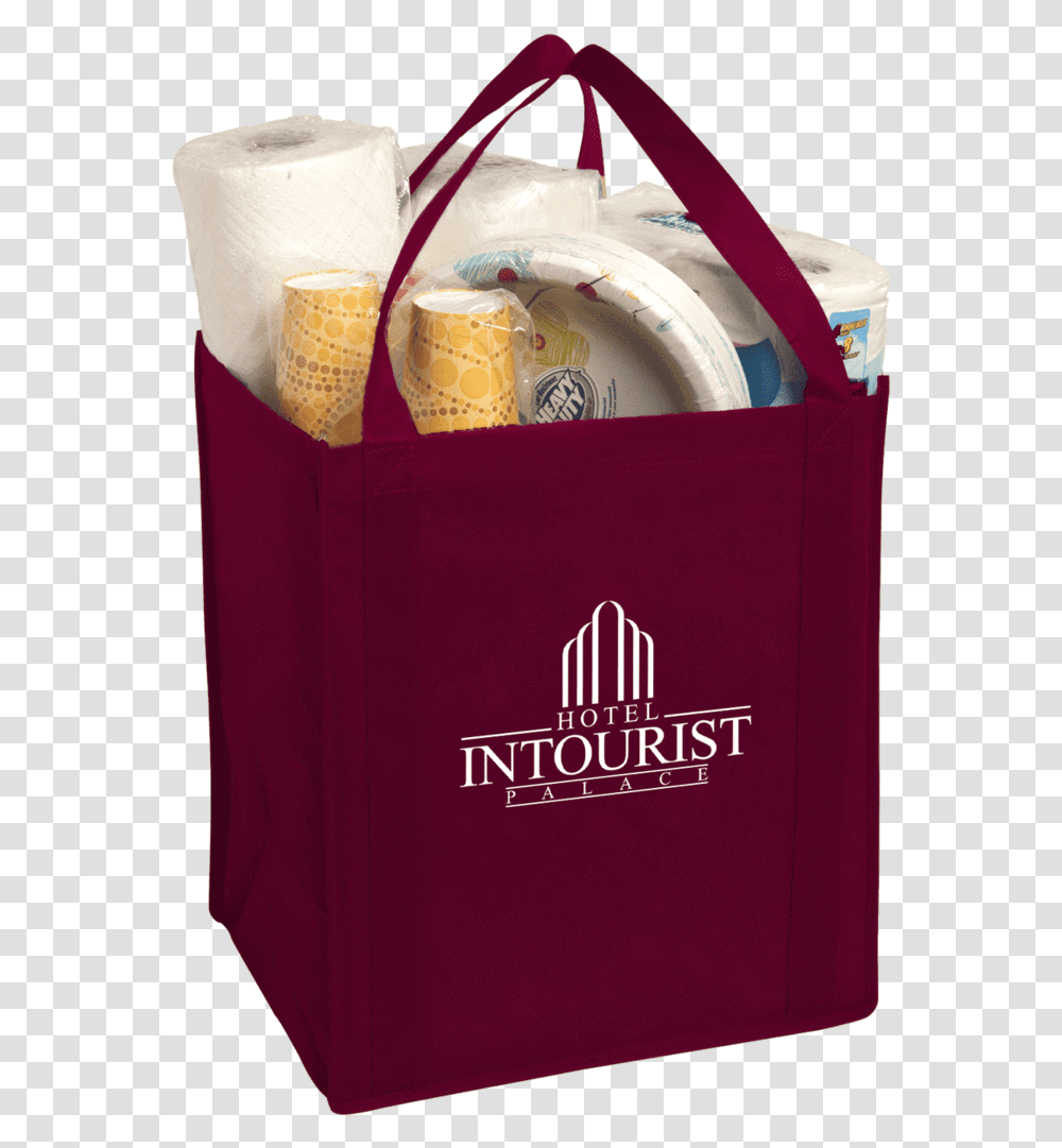 Large Non Woven Grocery Tote Tote Bag, Shopping Bag, Box, Sack Transparent Png