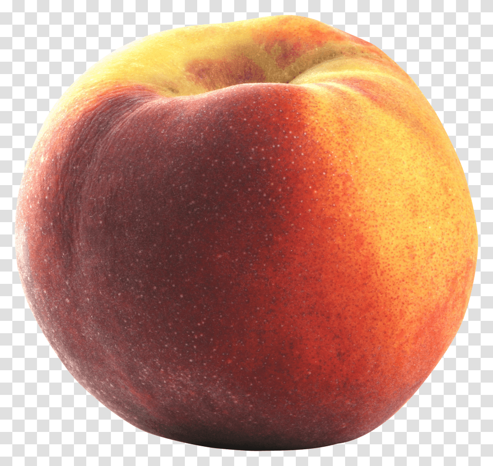 Large Peach Peach, Apple, Fruit, Plant, Food Transparent Png