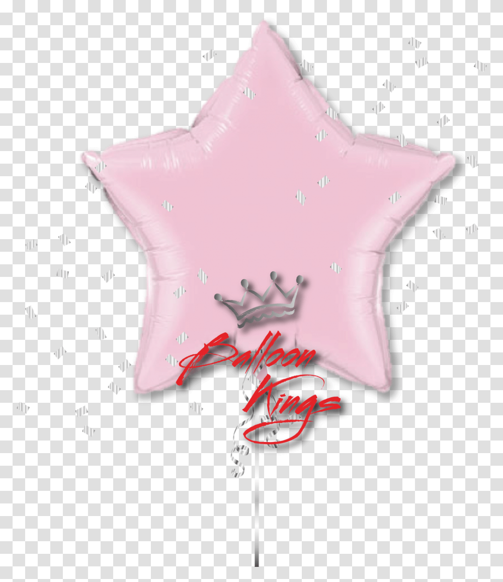 Large Pearl Pink Star Trolls Balloons, Animal, Sea Life, Star Symbol, Invertebrate Transparent Png
