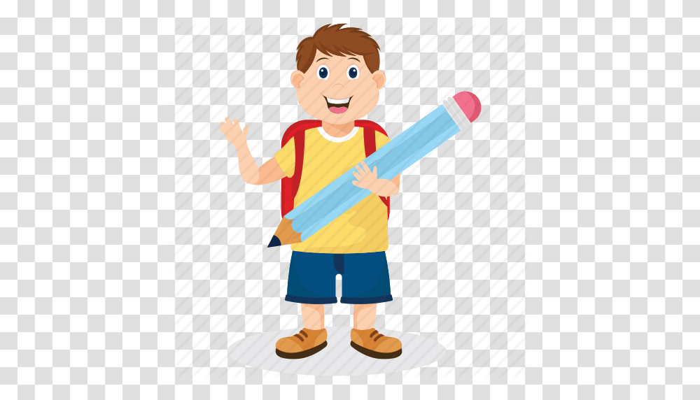 Large Pencil Love Writing Student Studying Hard Welcome, Person, Shoe, Toy, Girl Transparent Png