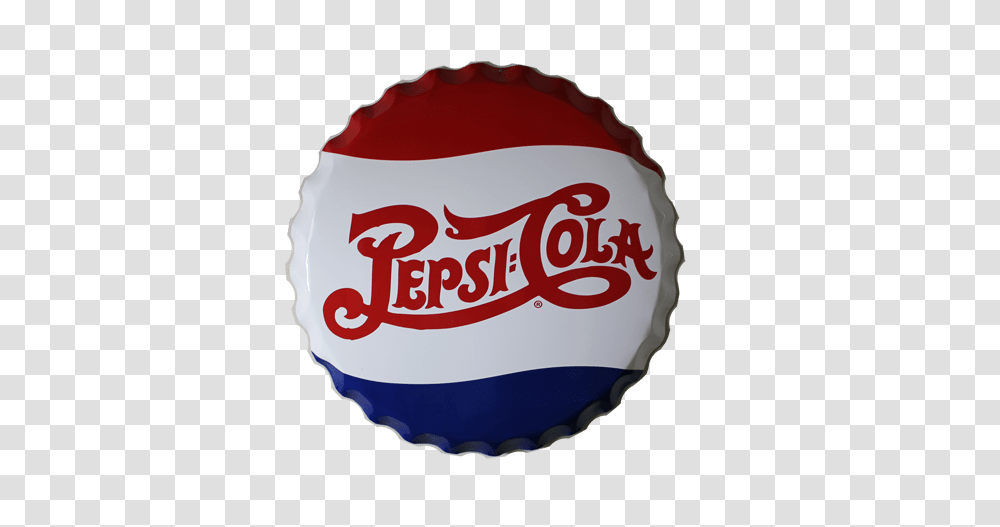 Large Pepsi Cap Sign, Logo, Label Transparent Png