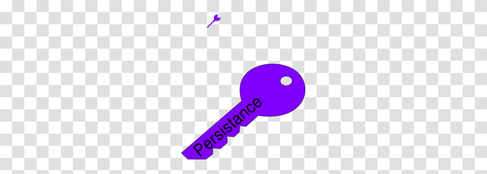 Large Persistence Purple Key Clip Art Transparent Png
