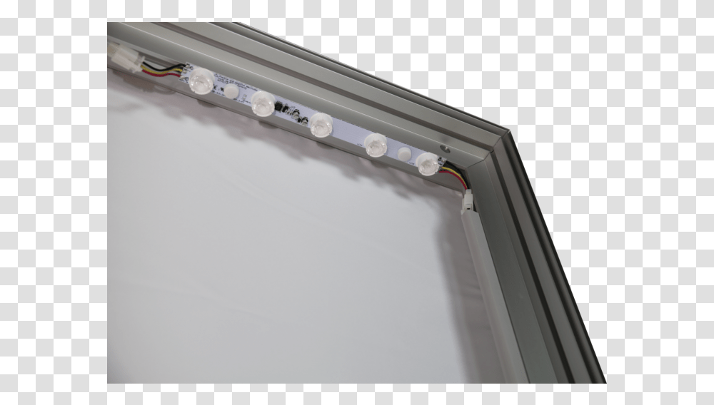Large Picture Frame With Lights, Light Fixture, White Board, Shelf Transparent Png