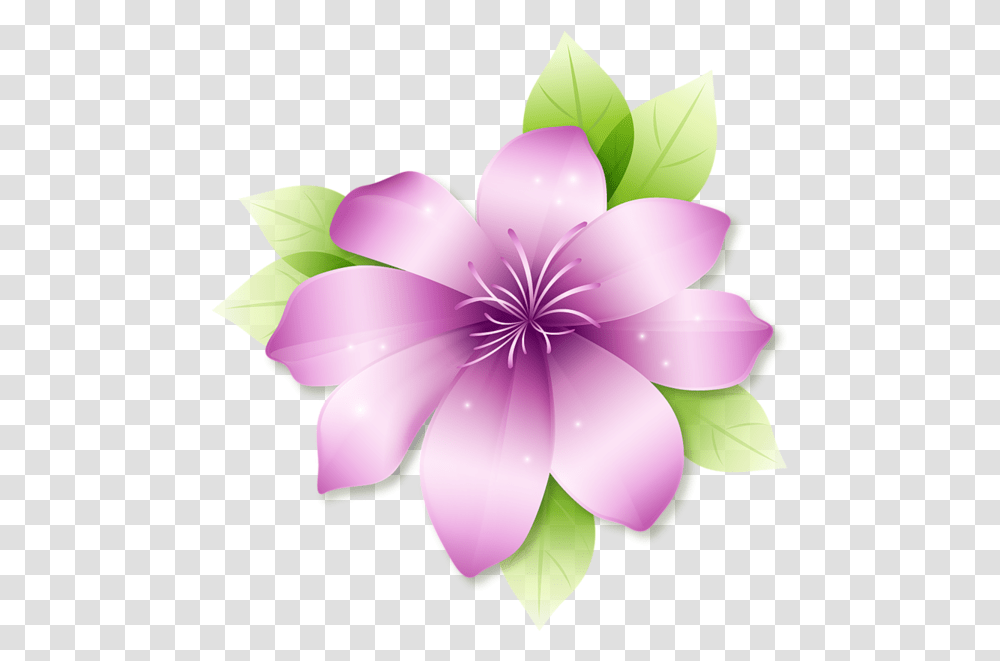 Large Pink Flower Clipart Fleurs Tube Flowers Clipart Large Flower, Petal, Plant, Blossom, Anther Transparent Png