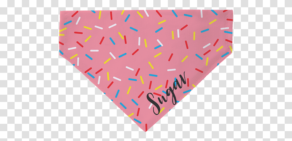 Large Pink Sprinkle Donut Pet Scarftitle Large Pink Illustration, Confetti, Paper, Sprinkles, Rug Transparent Png