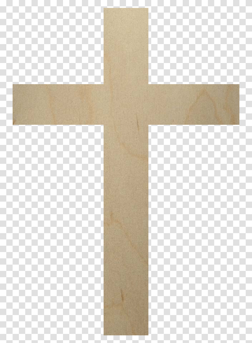 Large Plain Wooden Cross, Crucifix Transparent Png