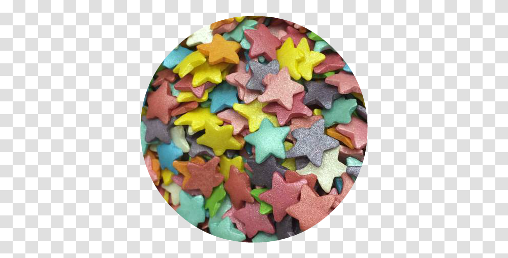 Large Rainbow Glimmer Star Sprinkles 100g Sweet Success, Birthday Cake, Food, Jigsaw Puzzle, Game Transparent Png