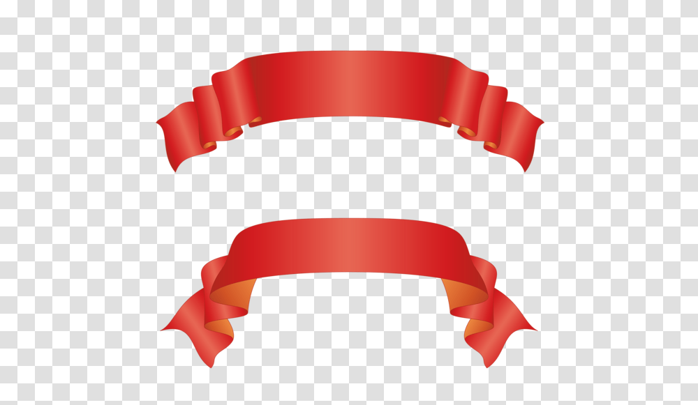 Large Red Banners Clipart Things To Wear, Accessories, Accessory, Bracelet, Jewelry Transparent Png