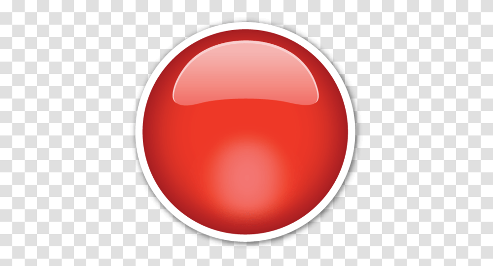Large Red Circle Emoticons, Ball, Balloon, Sphere Transparent Png
