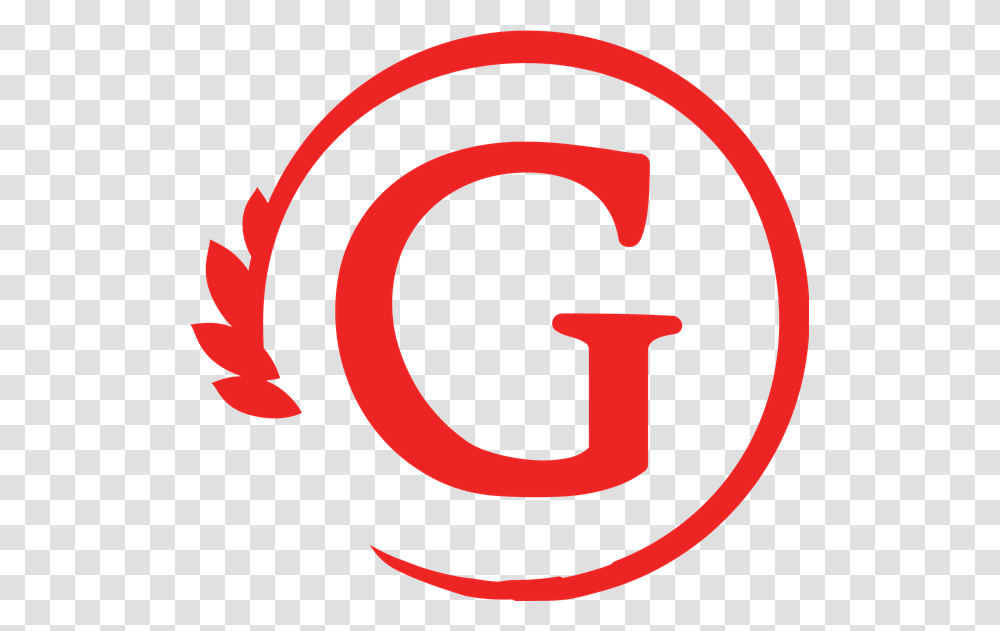 Large Red G G Logo Red, Trademark, Label Transparent Png