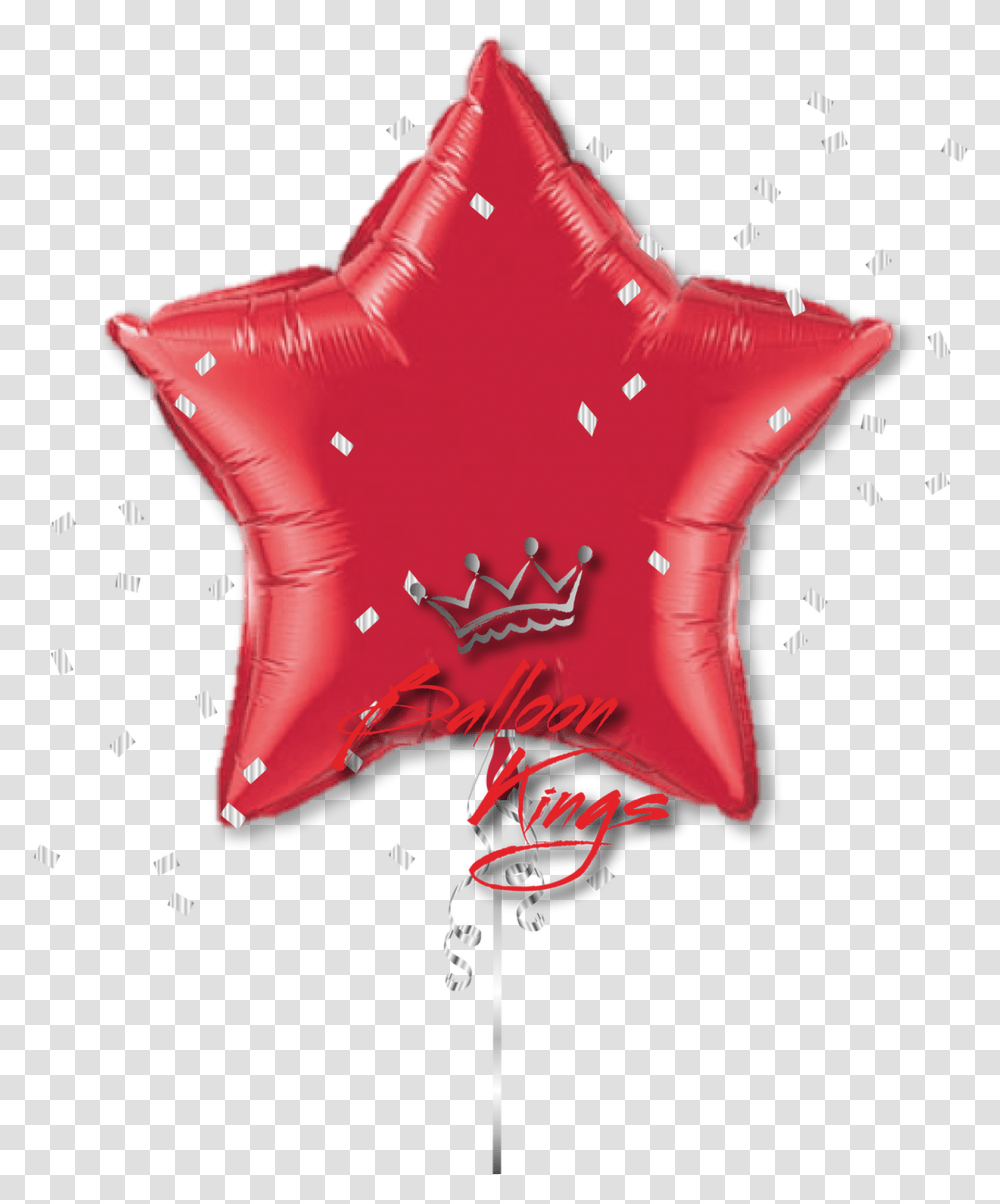 Large Red Star Red Star Balloons, Star Symbol, Leaf, Plant, Paper Transparent Png