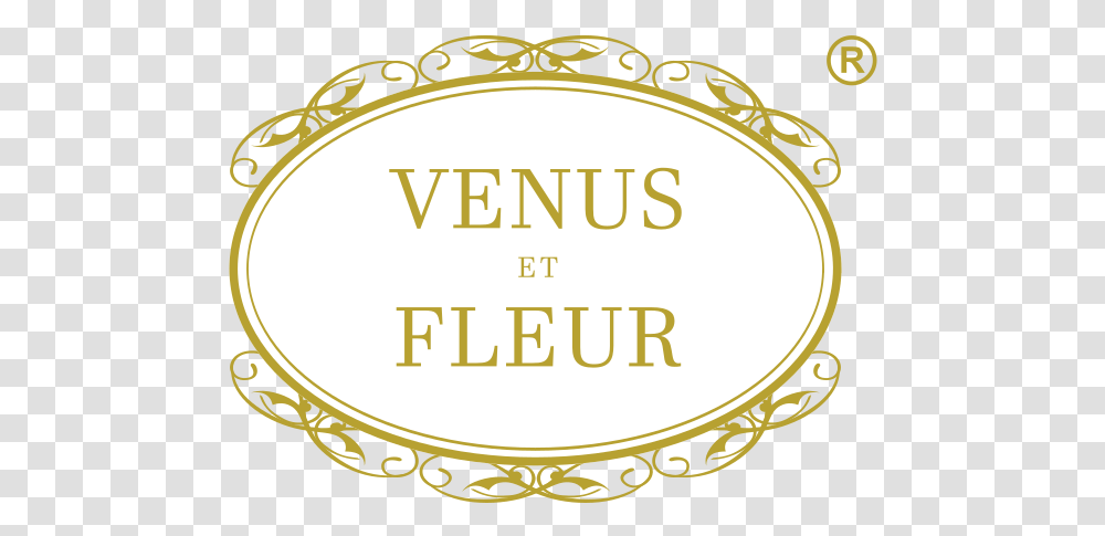 Large Round Black Classic Heart Baby Blue & - Standard Venus Et Fleur Logo, Label, Text, Oval, Plaque Transparent Png