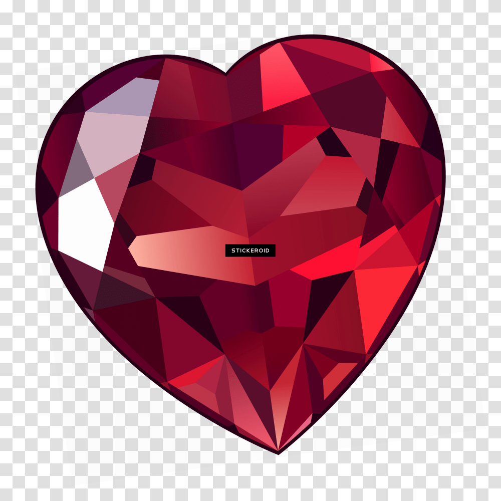 Large Ruby Heart Clipart Ruby Gemstone Clipart, Diamond, Jewelry, Accessories, Accessory Transparent Png