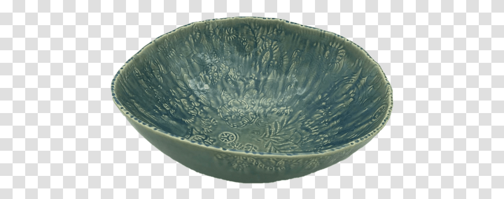 Large Salad Bowl Paisley Egg Blue Ceramic, Pottery, Porcelain, Rug Transparent Png