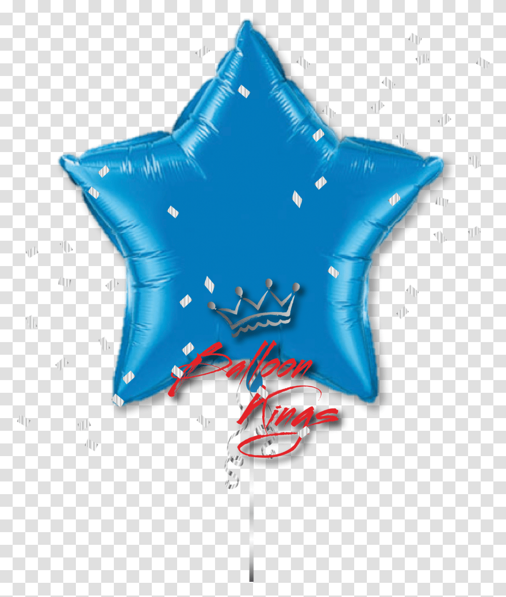 Large Sapphire Blue Star Globos De Estrellas De Colores, Star Symbol, Ball, Glove, Clothing Transparent Png