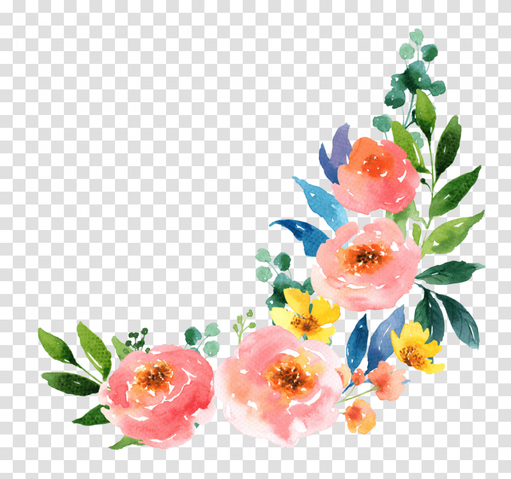 Large Size Of Easy Way To Draw A Cartoon Rose How Animated, Floral Design, Pattern, Plant Transparent Png