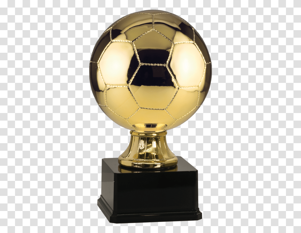 Large Soccer Ball Sport Resin Gold Soccer Trophy, Football, Team Sport, Sports Transparent Png