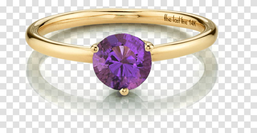 Large Solitaire Amethyst Ring Birthstone, Gemstone, Jewelry, Accessories, Accessory Transparent Png