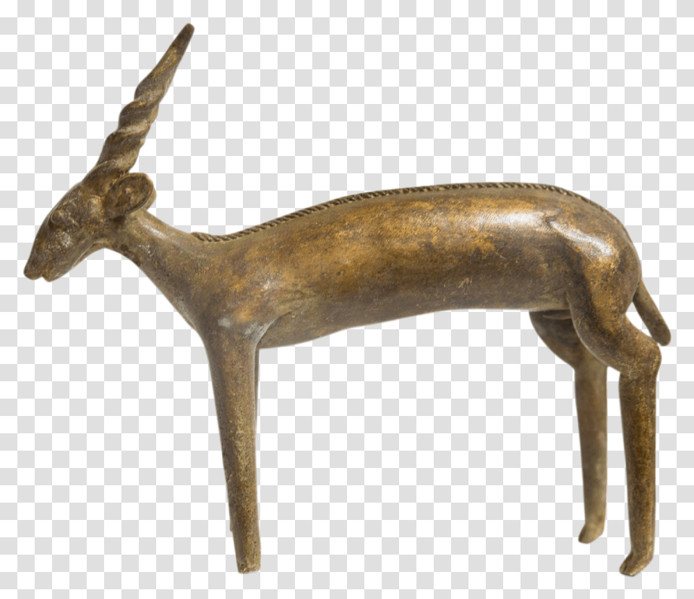 Large Spiral Horned Antelope Imperfect Animal Figure, Wildlife, Mammal, Deer, Bird Transparent Png