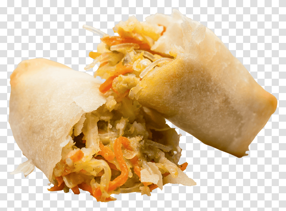 Large Spring Roll Lumpia Gif, Food, Burrito, Fungus, Bread Transparent Png