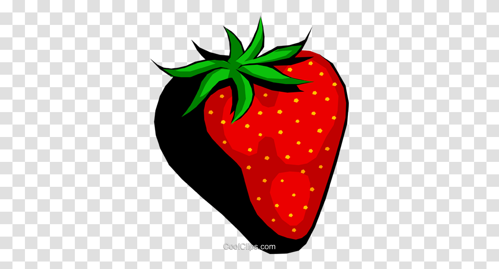 Large Strawberry Royalty Free Vector Clip Art Illustration, Fruit, Plant, Food, Painting Transparent Png