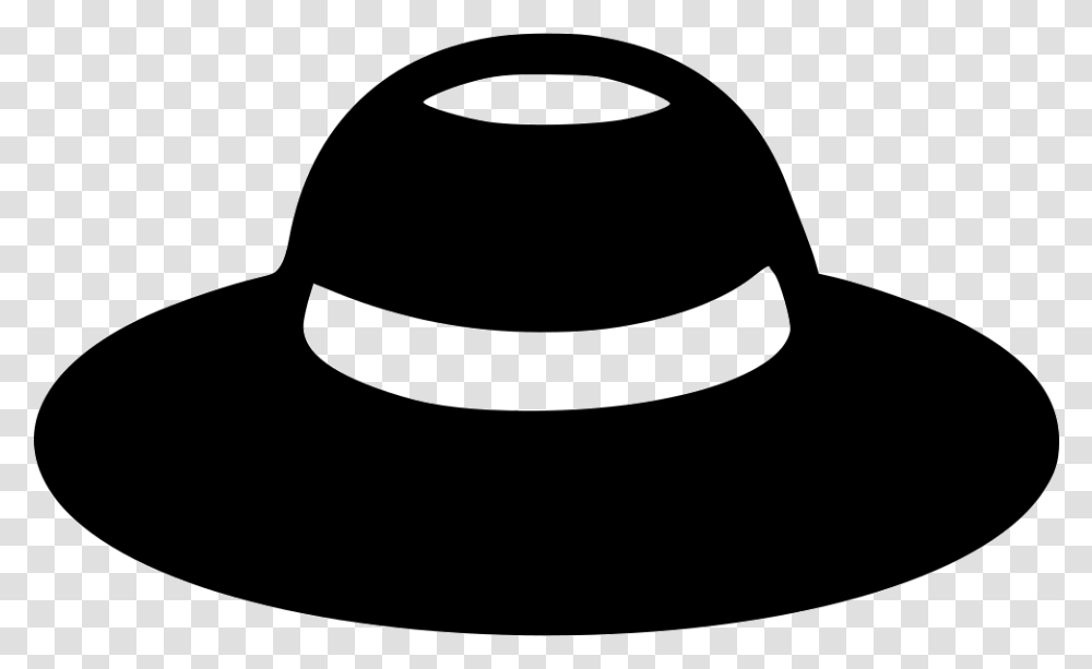 Large Sunhat Fedora, Apparel, Cowboy Hat, Baseball Cap Transparent Png