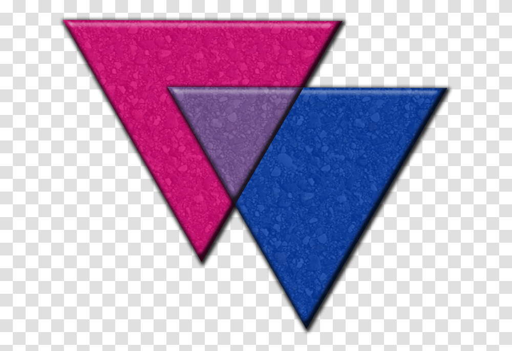 Large Texture Heart Filled With The Colors Of The Asexual Bisexual Pride Flag, Triangle, Rug Transparent Png