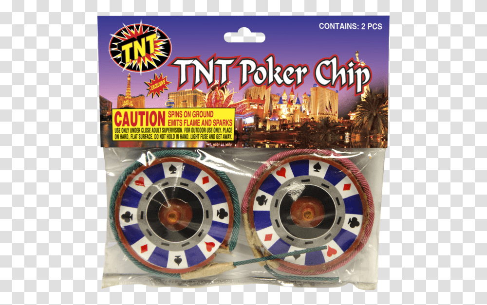 Large Tnt Fireworks Poker Chip, Game, Gambling, Wheel, Machine Transparent Png