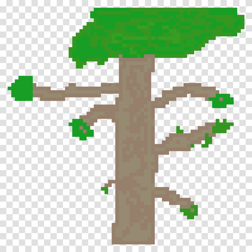 Large Tree Tree, Cross, Plant, Utility Pole Transparent Png