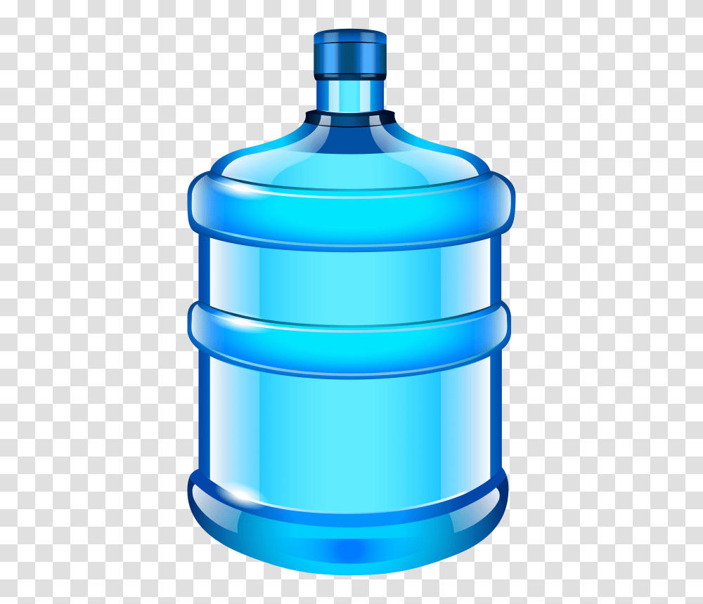 Large Water Bottle, Plastic, Jar, Cylinder, Beverage Transparent Png