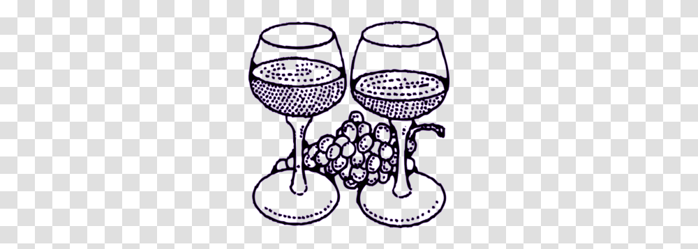 Large Wine Glasses With Grapes Purple Clip Art, Goblet, Alcohol, Beverage, Drink Transparent Png