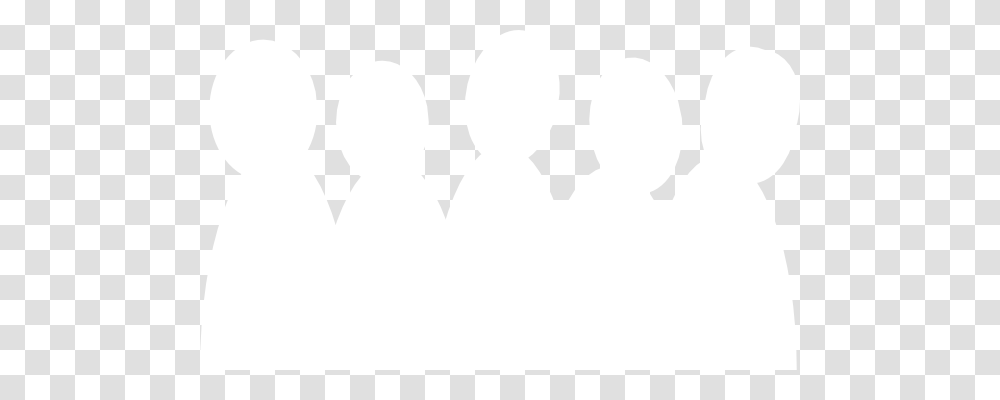 Larger Crowd Clip Art, White, Texture, White Board Transparent Png