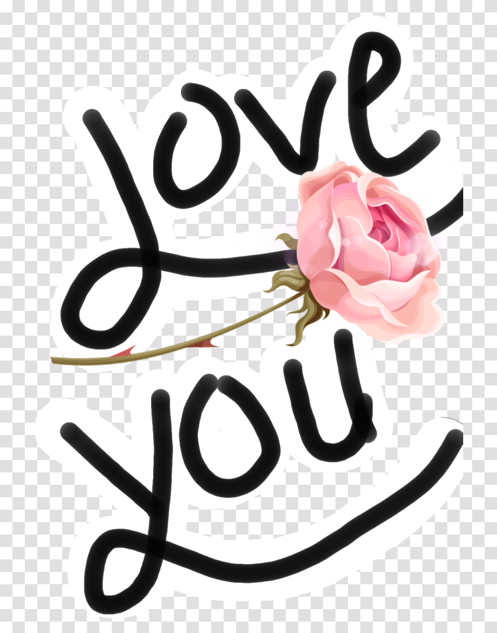 Largest Collection Of Free To Edit Flowerpower Stickers, Plant, Rose, Handwriting Transparent Png