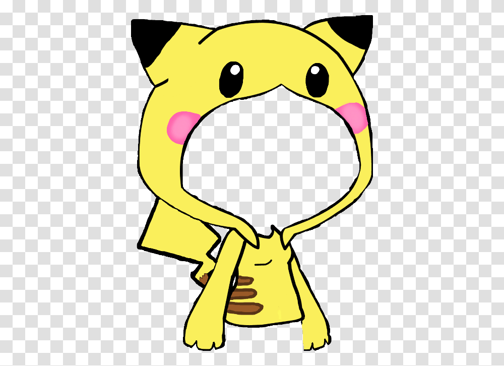 Largest Collection Of Free To Edit Pikachu The Titan Gacha Edits Cute Hoodie, Apparel, Bird, Animal Transparent Png