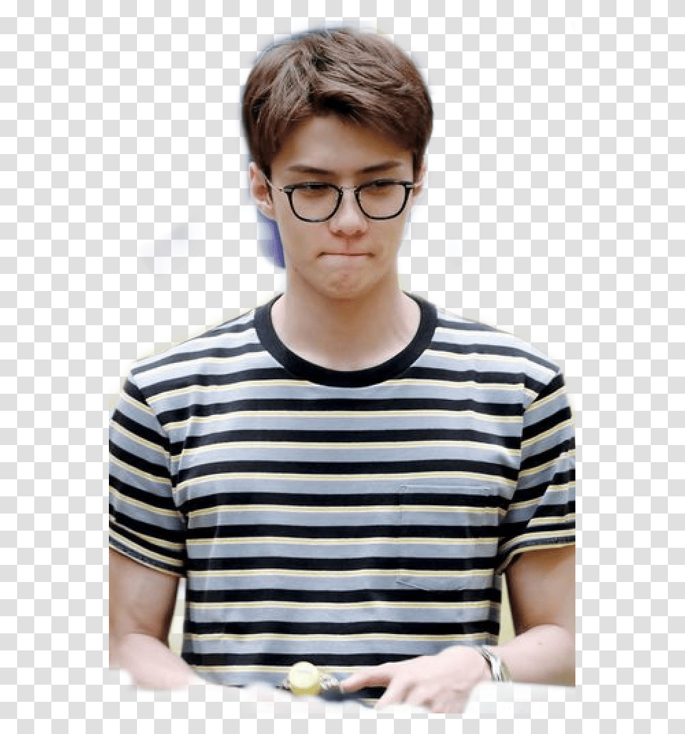 Largest Collection Of Free To Edit Sehun Exo Stickers, Boy, Person, Face Transparent Png