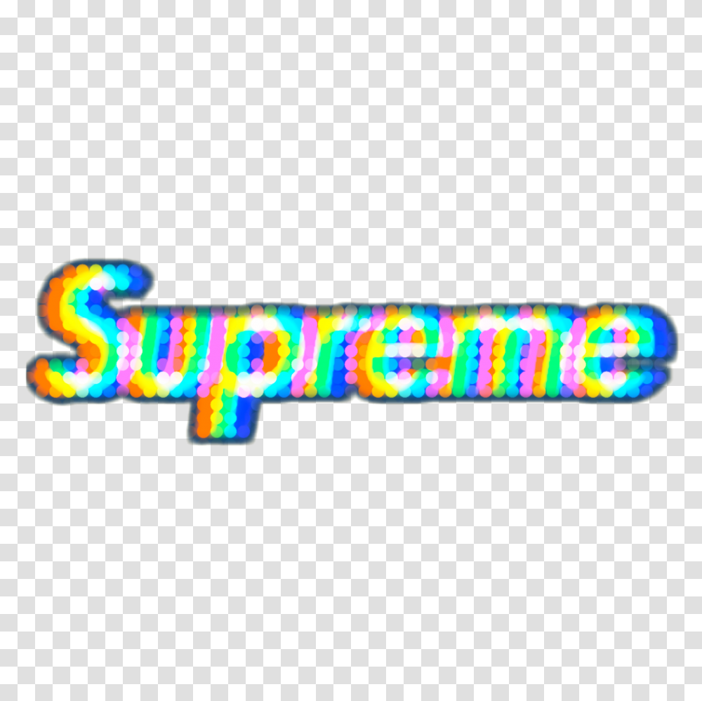 Largest Collection Of Free To Edit Supreme Stickers, Light, Purple, Neon, Pac Man Transparent Png