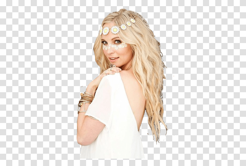 Largest Collection Of Free Toedit Candice Accola Stickers Candice King Flower Crown, Face, Person, Female, Accessories Transparent Png