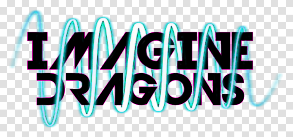 Largest Collection Of Free Toedit Imagine Dragons Stickers Dot, Neon, Light, Text, Dynamite Transparent Png