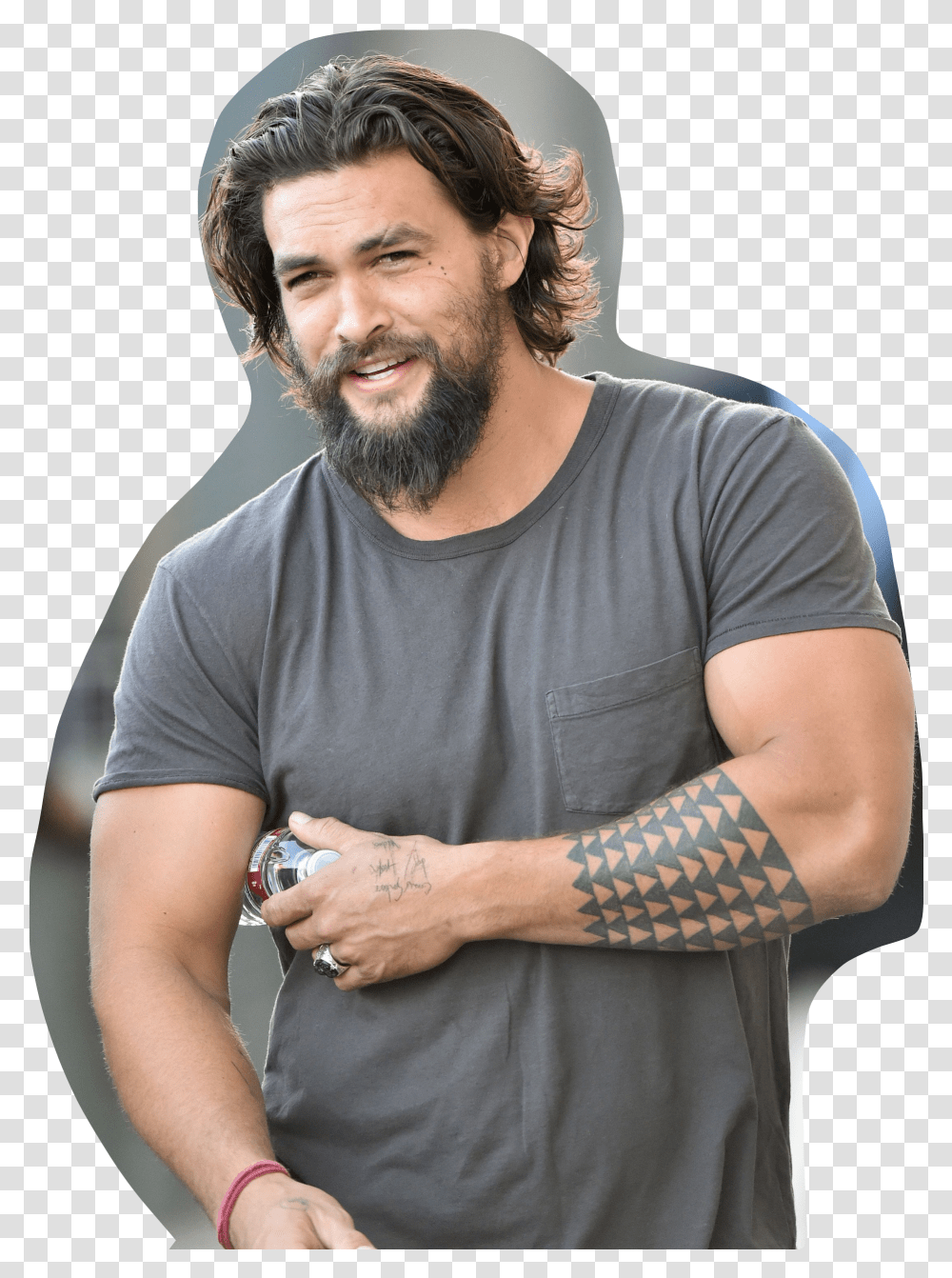 Largest Collection Of Free Toedit Jason Momoa Stickers Line Up Your Beard Transparent Png