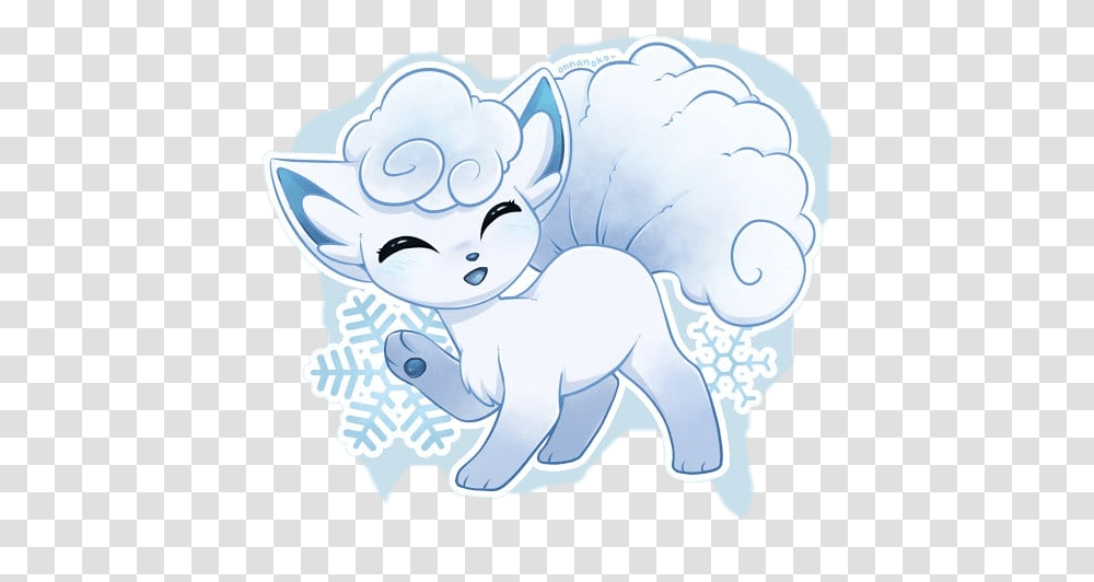 Largest Collection Of Free Toedit Vulpix Stickers Sticker Kawaii De Pokemon, Mammal, Animal, Outdoors, Wildlife Transparent Png