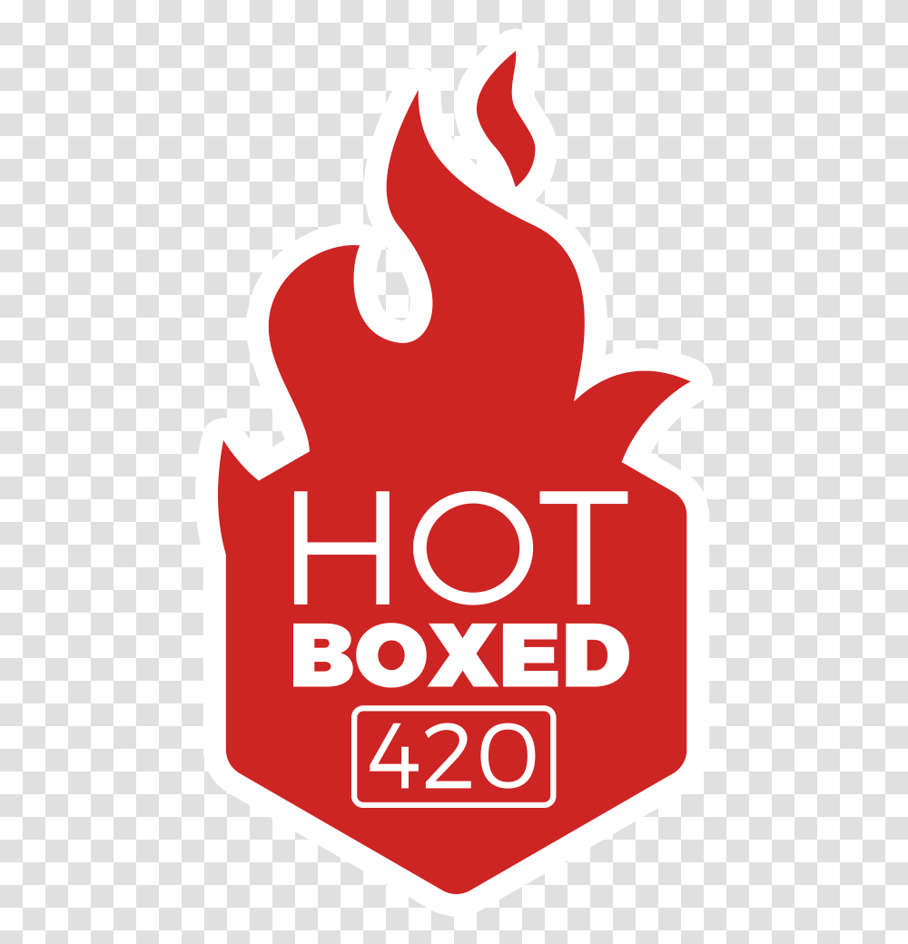 Largest Smoking Subscription Box Hotboxed 420 Hotboxed Logo, Text, Label, Alphabet, Symbol Transparent Png
