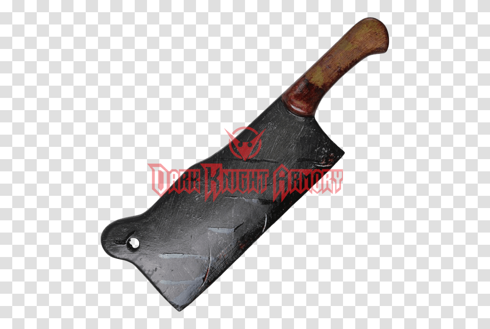 Larp Bloody Butchers Cleaver, Axe, Tool, Weapon, Weaponry Transparent Png