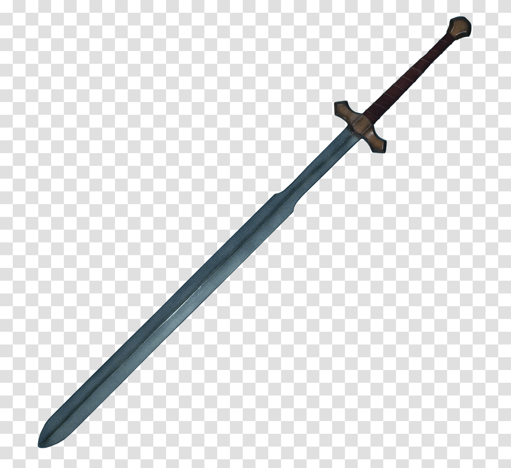 Larp Greatsword Kirito's Elucidator, Blade, Weapon, Weaponry, Spear Transparent Png